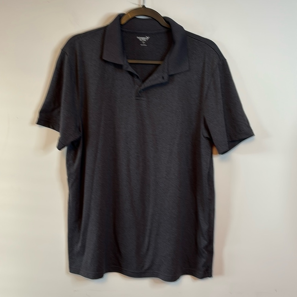 Old Navy, active core gray collared polo with short sleeve size L